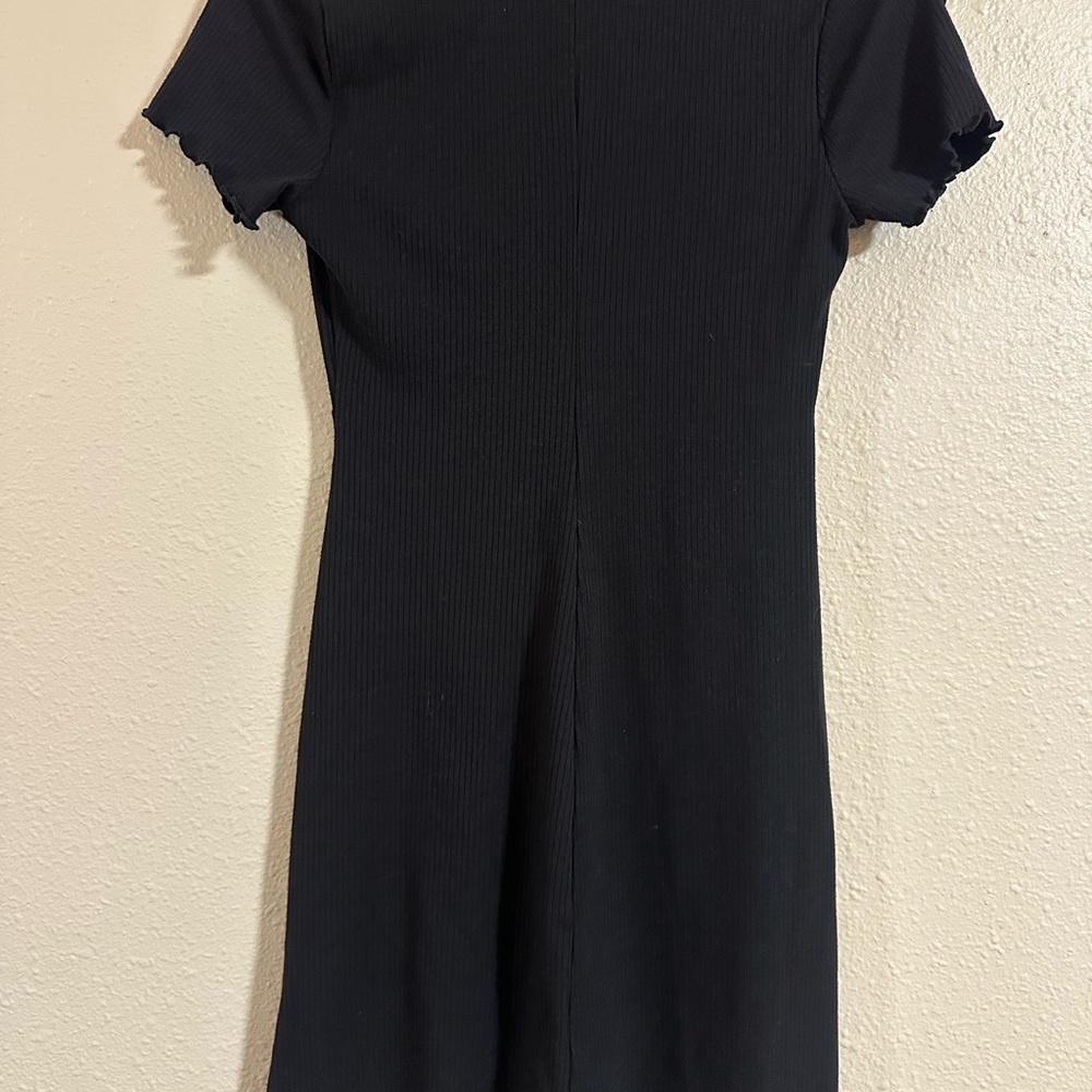 BP Black Ribbed Dress - Picture 2 of 3
